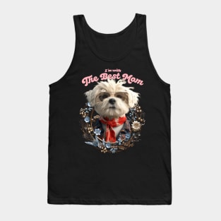 Best Dog Mom 1 Tank Top